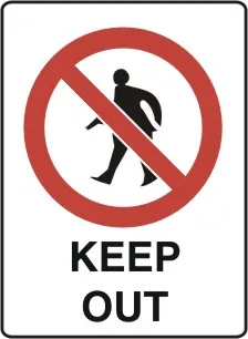 P 504 — NO PEDESTRIAN ACCESS